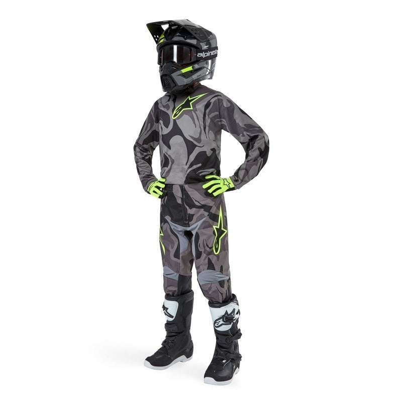 2024 YOUTH RACER TACTICAL PANTS CAST GRAY CAMO MAGNET (9115)