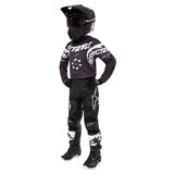 2024 YOUTH RACER HANA PANTS BLACK WHITE (0012)