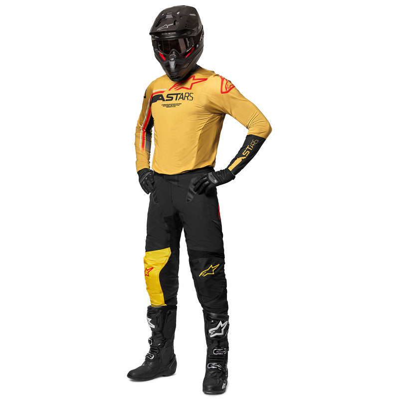 Alpinestars Supertech Blaze Jersey Yellow Black Fluro-Red