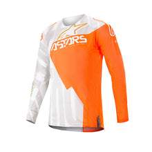 Alpinestars Techstar Factory Metal Jersey White Orange Fluro Gold