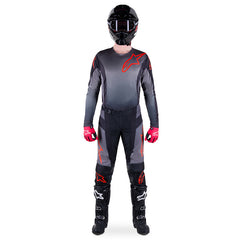 2023 TECHSTAR SEIN JERSEY BLACK NEON RED (1397)