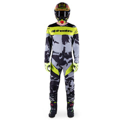 2023 RACER TACTICAL JERSEY CAST GRAY CAMO YELLOWFLURO (9255)