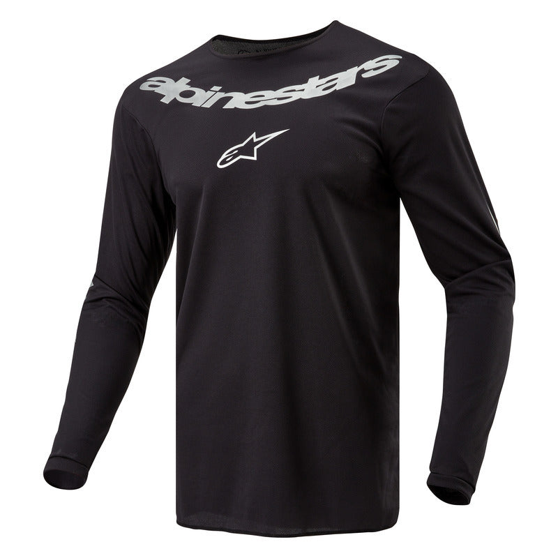 Alpinestars 2024-2026 Fluid Graphite Jersey Black Silver