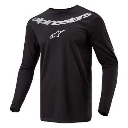 Alpinestars 2024-2026 Fluid Graphite Jersey Black Silver