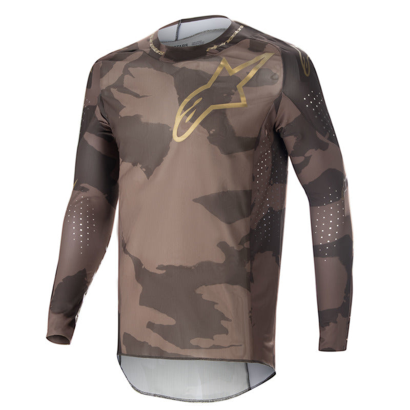SUPERTECH JERSEY LE SQUAD 23 DARKBROWN KARGAROO GOLD (0839)