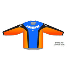 Alpinestars 2025 Youth Racer Melt Jersey Orange Blue