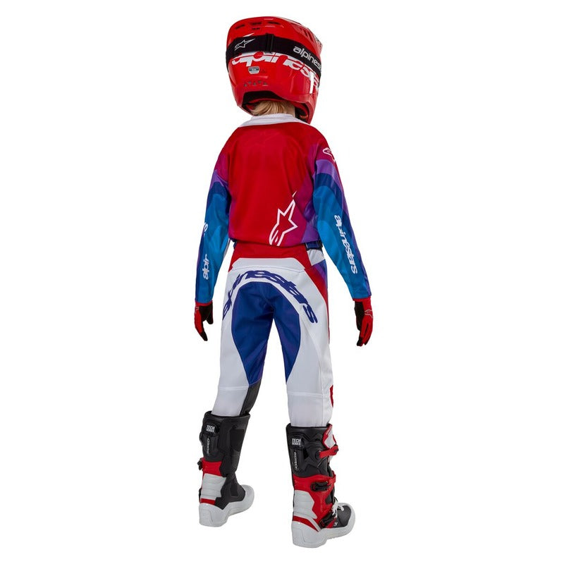 Alpinestars 2024 Youth Racer Pneuma Jersey Blue Mars Red White