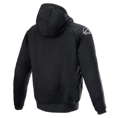 CHROME IGNITION HOODIE BLACK YELLOW-FLURO (0155)