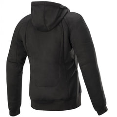 WOMENS CHROME HOODIE BLACK (0010)