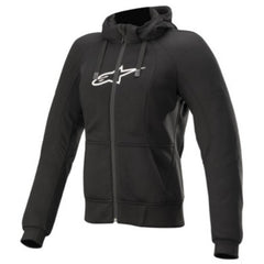 WOMENS CHROME HOODIE BLACK (0010)