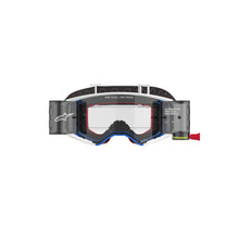 Alpinestars Supertech Corp Goggle Blue Orange Clear Lens Roll Off