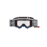 SUPERTECH CORP GOGGLE | BLUE ORANGE (7316) | CLEAR LENS ROLL OFF