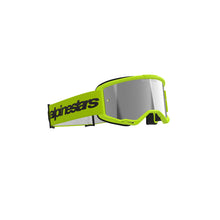 Alpinestars Vision 3 Wordmark Goggle Fluro Yellow Mirror Silver Lens