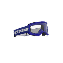 Alpinestars Vision 3 Wordmark Goggle Blue Clear Lens