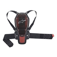 NUCLEON KR1 CELL BACK PROTECTOR w/STRAPS | RED BLACK M/58 164-182CM