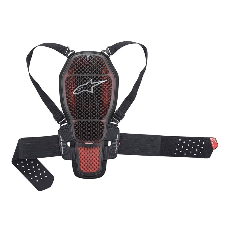 Nucleon KR1 Cell Back Protector w/Straps | Red Black XL/62 182-194cm