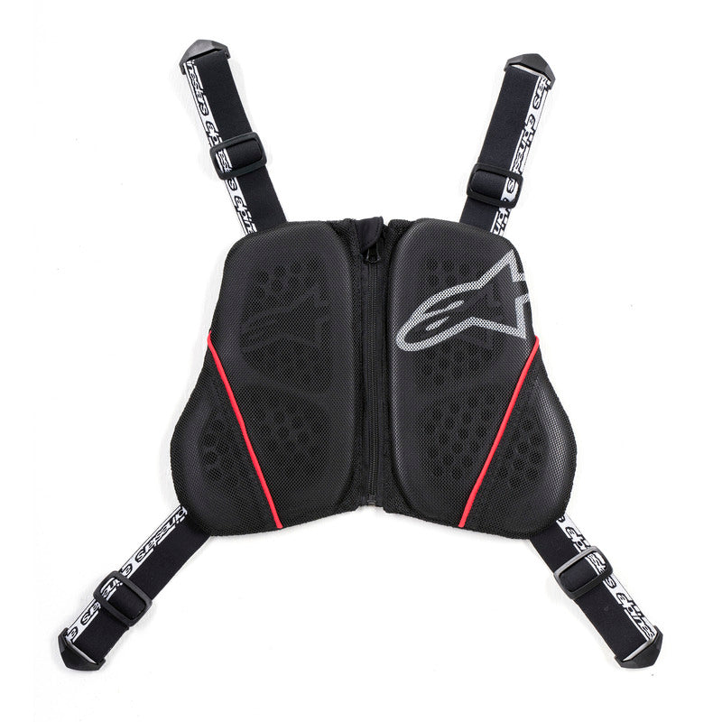 Nucleon KR C Chest Protector M/L/XL | Black White Red /62