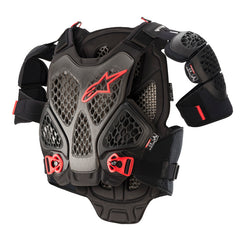 A6 Chest Armour | Black Anthracite Red / M/L