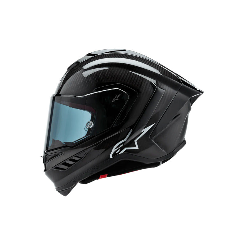 Alpinestars Supertech SR10 Solid Helmet ECE 22.06 Black Carbon Matt and Gloss