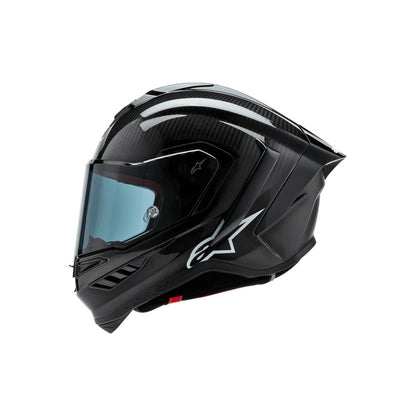 Alpinestars Supertech SR10 Solid Helmet ECE 22.06 Black Carbon Matt and Gloss