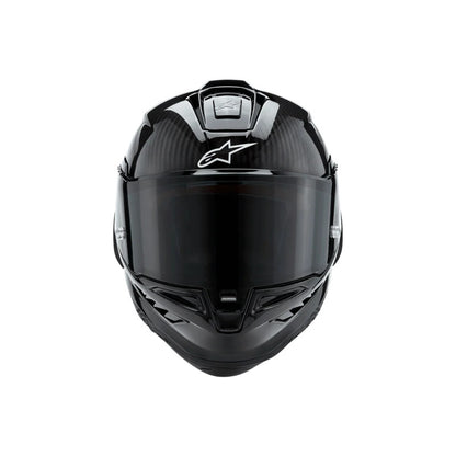 Alpinestars Supertech SR10 Solid Helmet ECE 22.06 Black Carbon Matt and Gloss