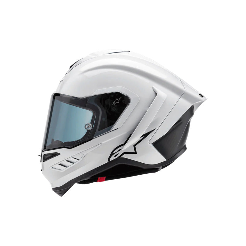 Alpinestars Supertech SR10 Solid Helmet ECE 22.06 White Gloss Black Matt