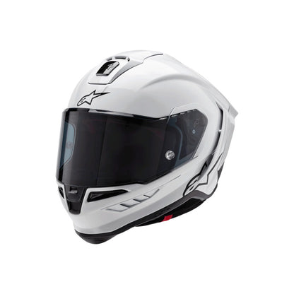 Alpinestars Supertech SR10 Solid Helmet ECE 22.06 White Gloss Black Matt