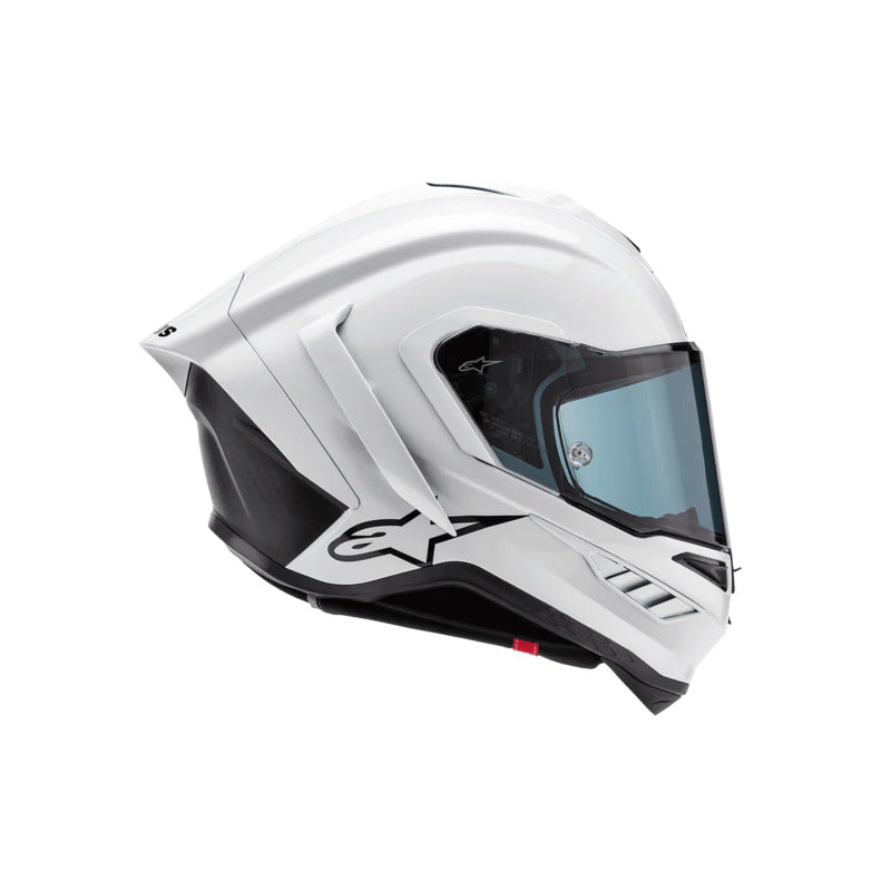 Alpinestars Supertech SR10 Solid Helmet ECE 22.06 White Gloss Black Matt