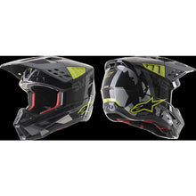Alpinestars SM5 Rover Helmet ECE Anthracite/Fluro Yellow/Grey Camo