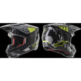 SM5 ROVER HELMET ECE ANTHRACITE/FLURO YELLOW/GREY CAMO (1592)