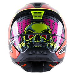 SM5 SOLAR FLARE GLOSS BLACK RED FLURO YELLOW (1355)