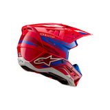 SM5 ACTION 2 HELMET ECE 22.06 BRIGHT RED BLUE GLOSS (3017)