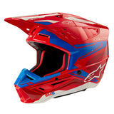 SM5 ACTION 2 HELMET ECE 22.06 BRIGHT RED BLUE GLOSS (3017)