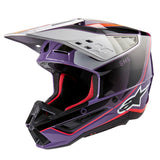 SM5 SAIL HELMET ECE 22.06 VIOLET BLACK SILVER GLOSS (3919)