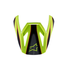Alpinestars SM3 Youth FRAY Visor ECE06 Red Fluro-Yellow Black