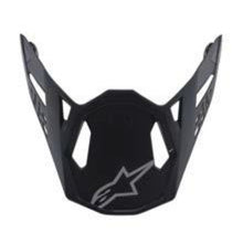 Alpinestars Visor SM10 / SM8 Solid Black Black Matt
