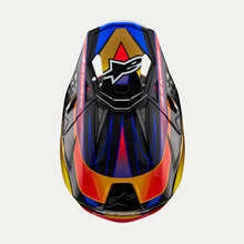 Alpinestars Visor SM10 22.06 - Era Gold Yellow Rio Red Gloss