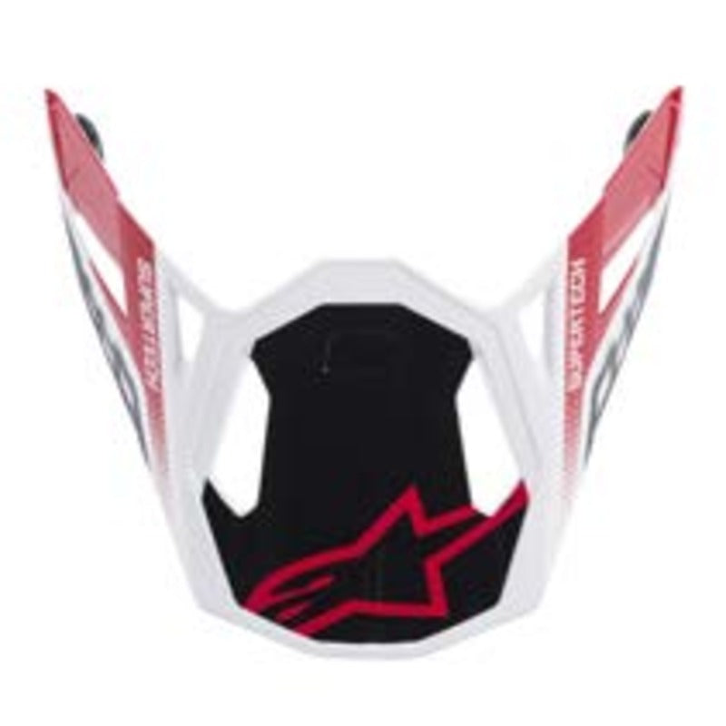 VISOR SM8 - TRIPLE - RED BLACK GLOSSY (1180)