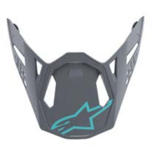Alpinestars Visor SM8 - Radium - Black Clear Grey Teal Matt