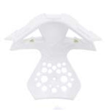 Alpinestars Chin Vent Frame SM10 / SM8 White Glossy
