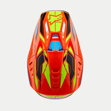 Alpinestars Visor SM5 22.06 - Action 2 Fluro Orange Cyan Fluro Yellow Gloss