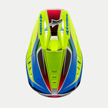 Alpinestars Visor SM5 22.06 - Sail Fluro Yellow Enamel Blue Silver Gloss