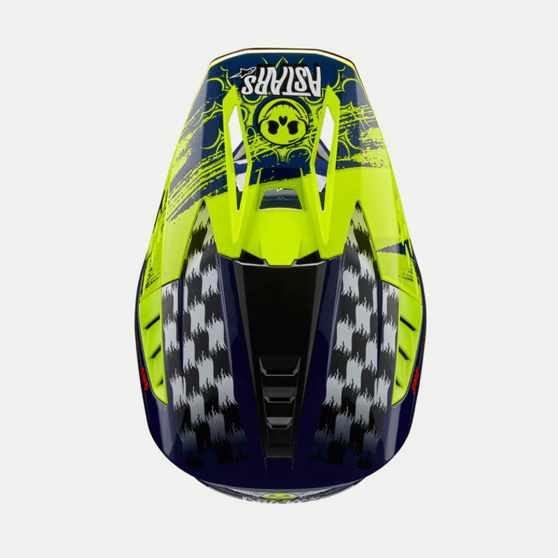 VISOR SM5 22.06 - RASH NIGHT NAVY FLUROYELLOW GLOSS (7455)