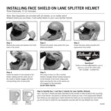 BW1112 LANE SPLITTER GEN 2 SHIELD SMOKE (0102)