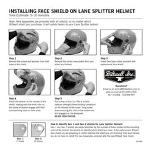 BW1112 LANE Splitter Gen 2 Shield Rainbow Mirror (0223)