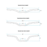 TRACKER 1" BAR | BLACK /LOW TBW W/INSERT