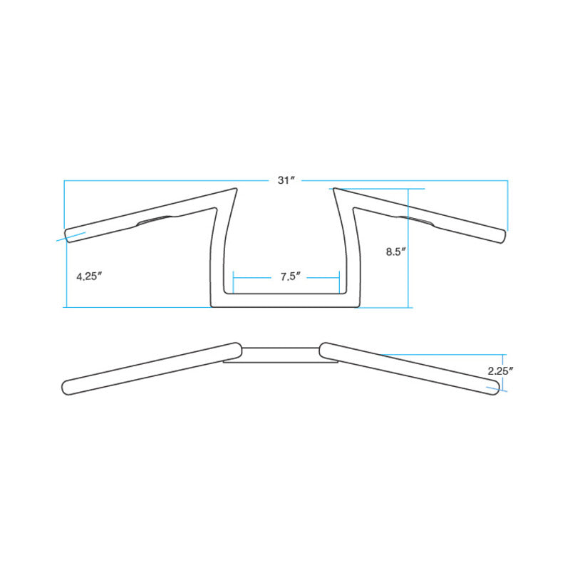 KEYSTONE XL 1" BARS | CHROME SLOTTED