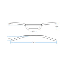 MOTO 7/8" BARS | BLACK NON-DIMPLED