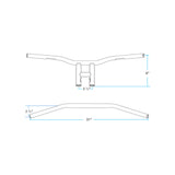 TYSON XL 8" BARS | BLACK SLOTTED