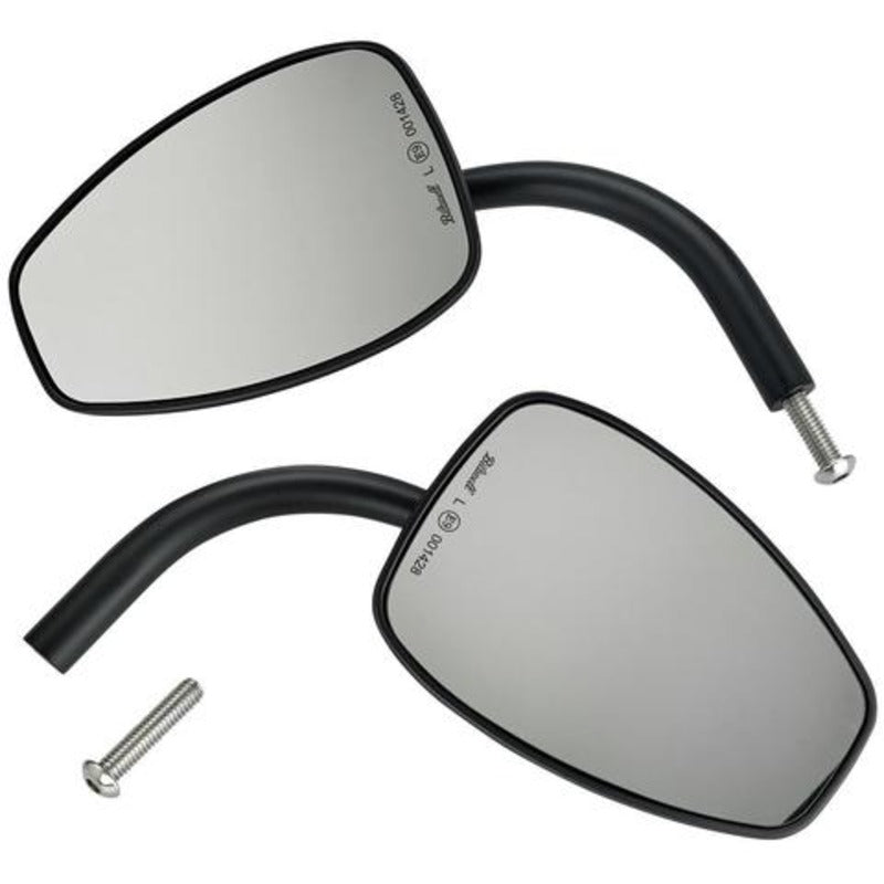Tear Drop Perch Mount Mirror | H-D Black (Pair) CE